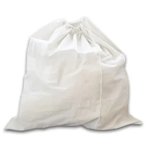 29" x 29" Large Cotton Muslin Drawstring Reusable Bags