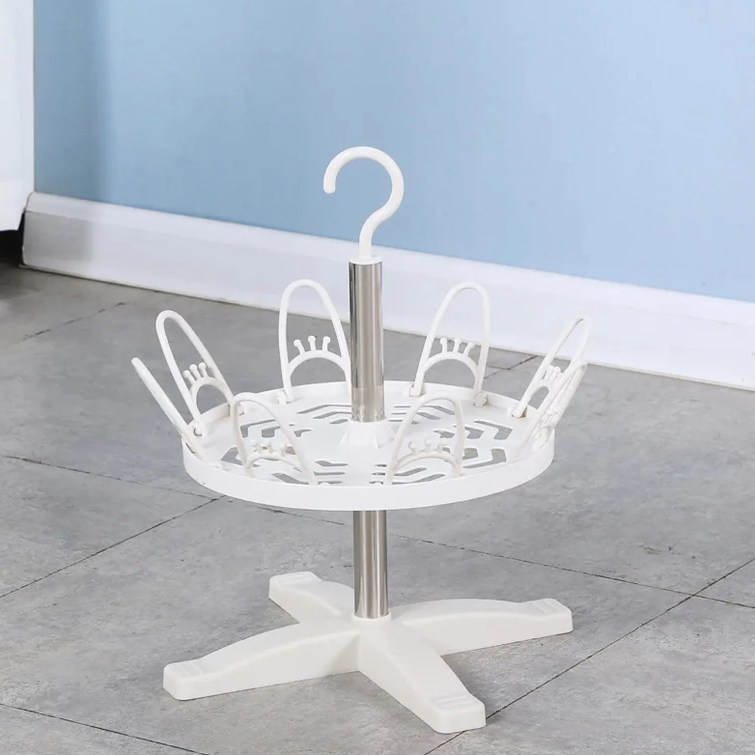 3-Tier Rotating Shoe Rack (1 Pc)