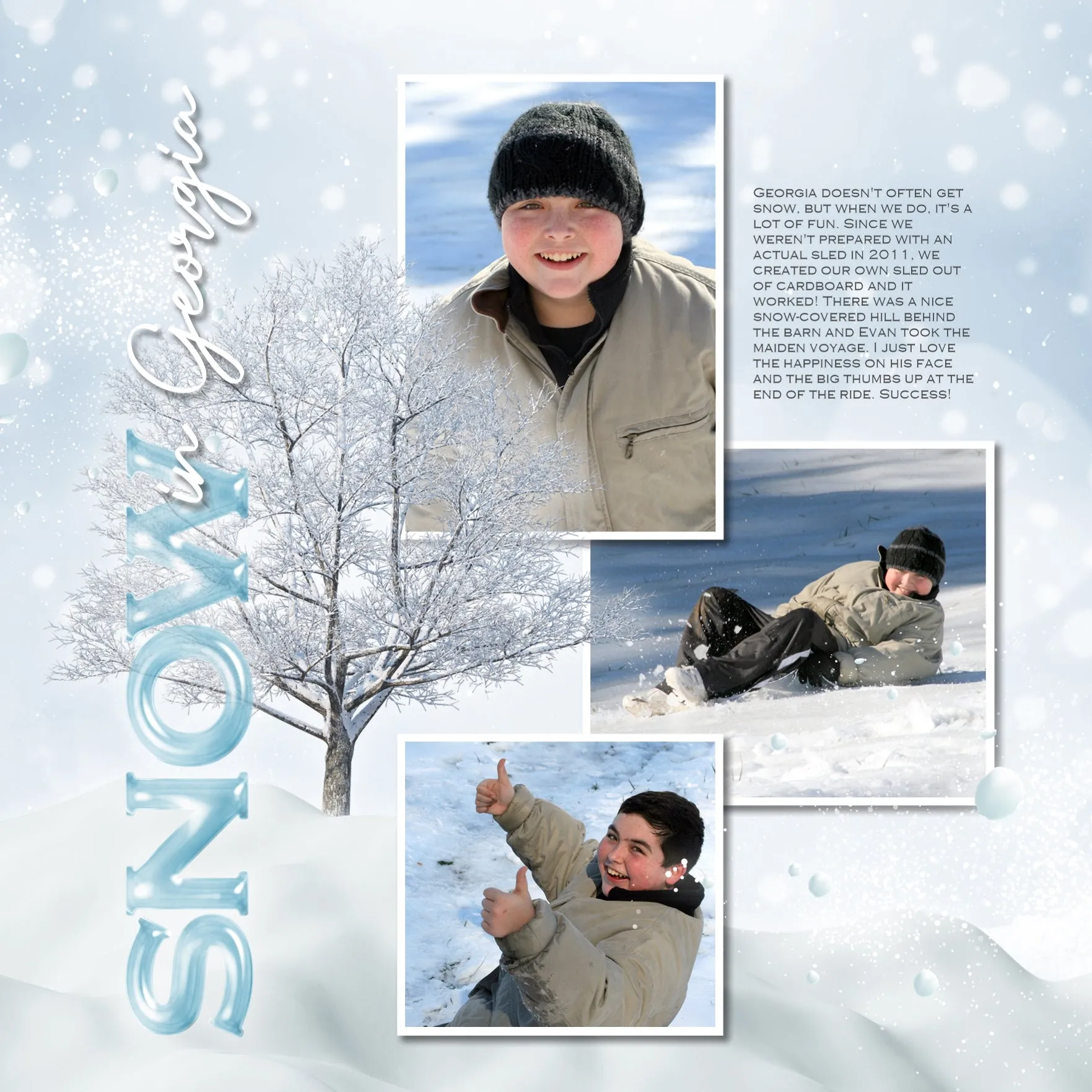 Around the Mountain Winter Digital Scrapbook Bundle