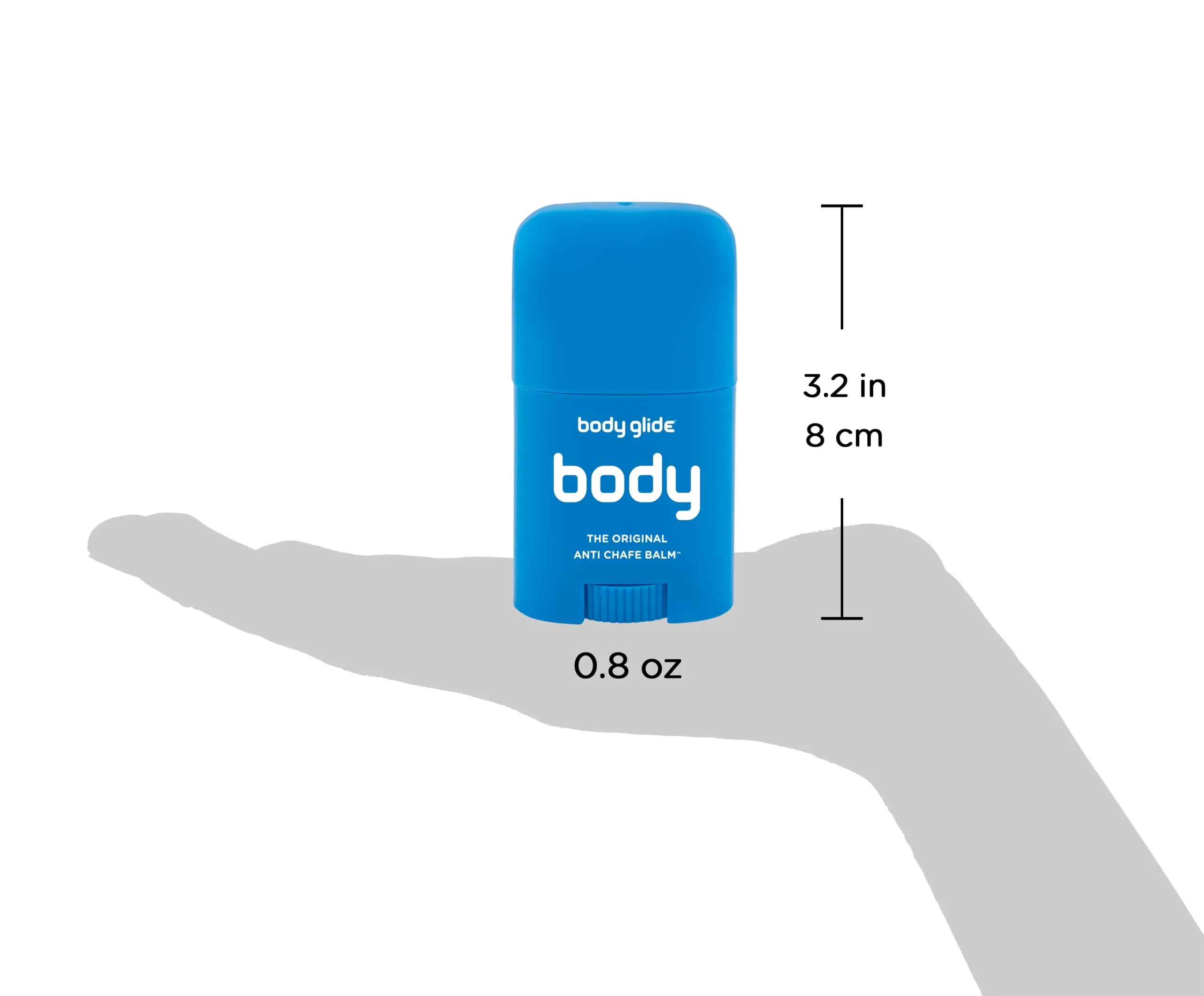 Body Glide Original Anti Chafing Stick Balm (2.5oz) and Body Glide Original Anti Chafing Stick Balm (0.8oz)