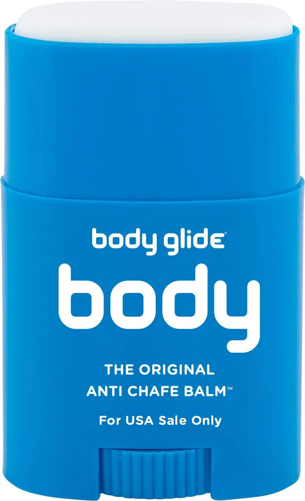 Body Glide Original Anti Chafing Stick Balm (2.5oz) and Body Glide Original Anti Chafing Stick Balm (0.8oz)