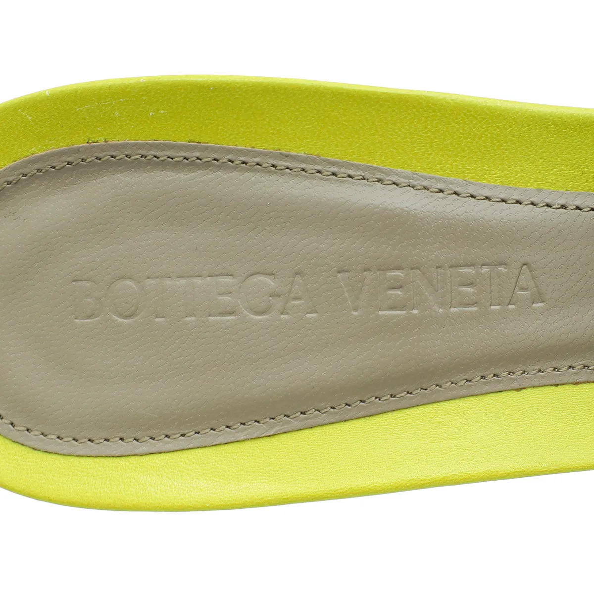 Bottega Veneta Kiwi Stretch Heeled Mule 37