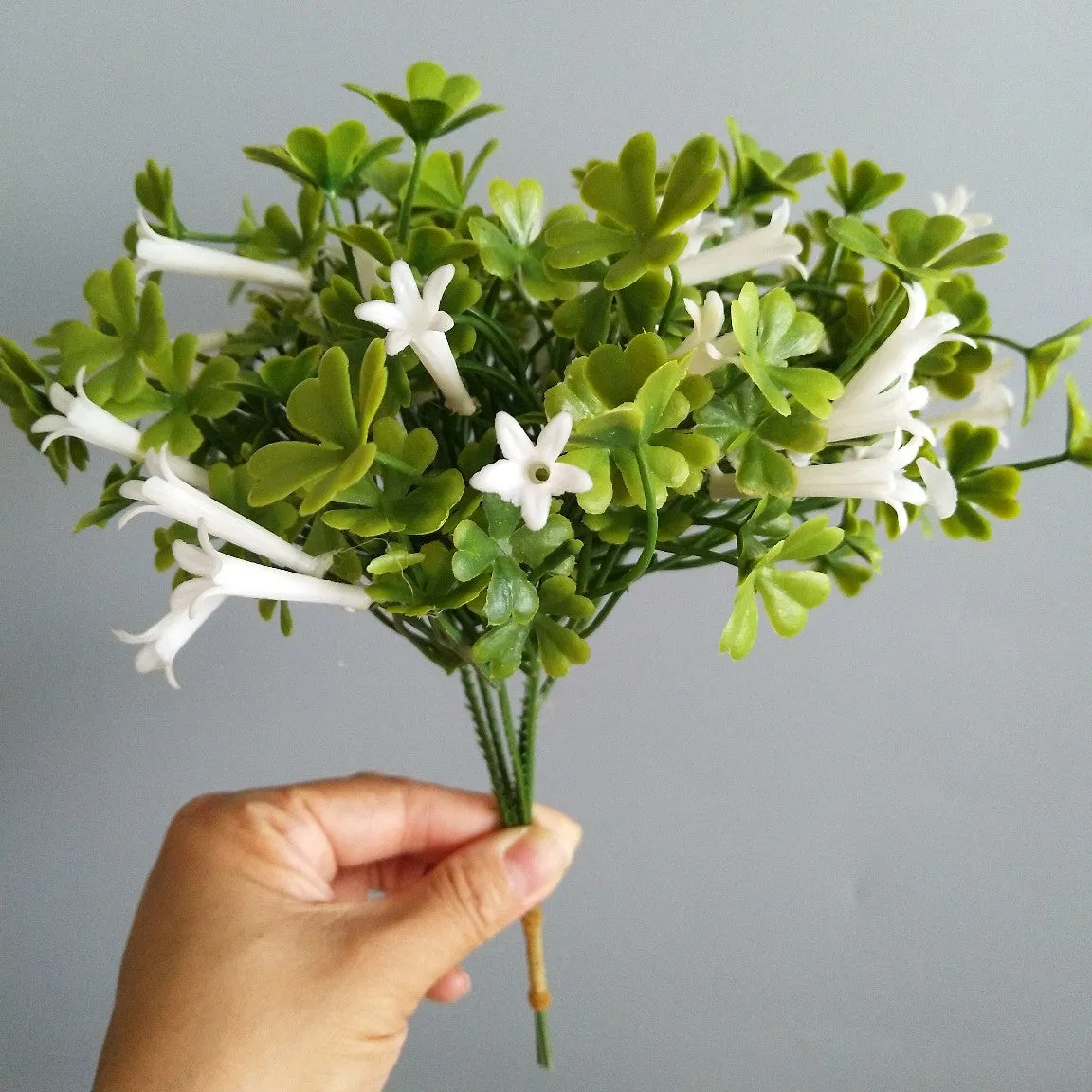 Bulk 6 Bundles St. Patrick's Day Artificial Flowers for Outdoors and Indoors Wholesale