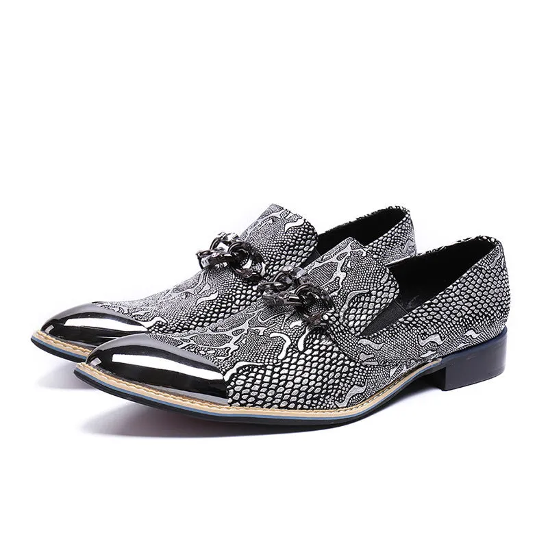 Business leisurely youth personality pointed toe shoes daily success men's fashion leather shoes Korean version of high-heeled men's trendy shoes