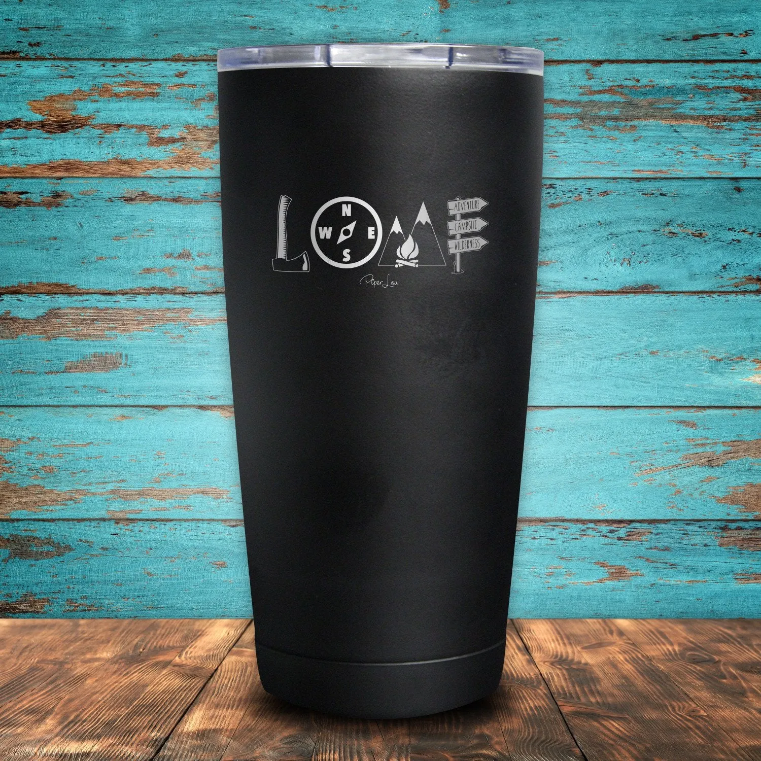 Camping Love Coated Drinkware