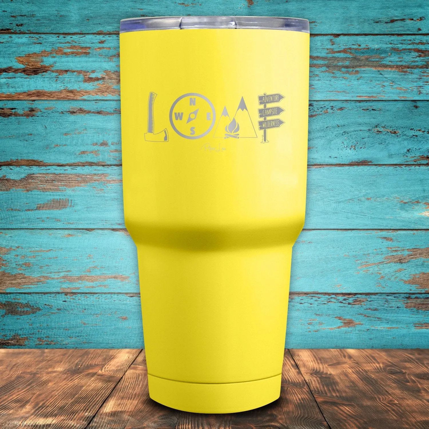 Camping Love Coated Drinkware