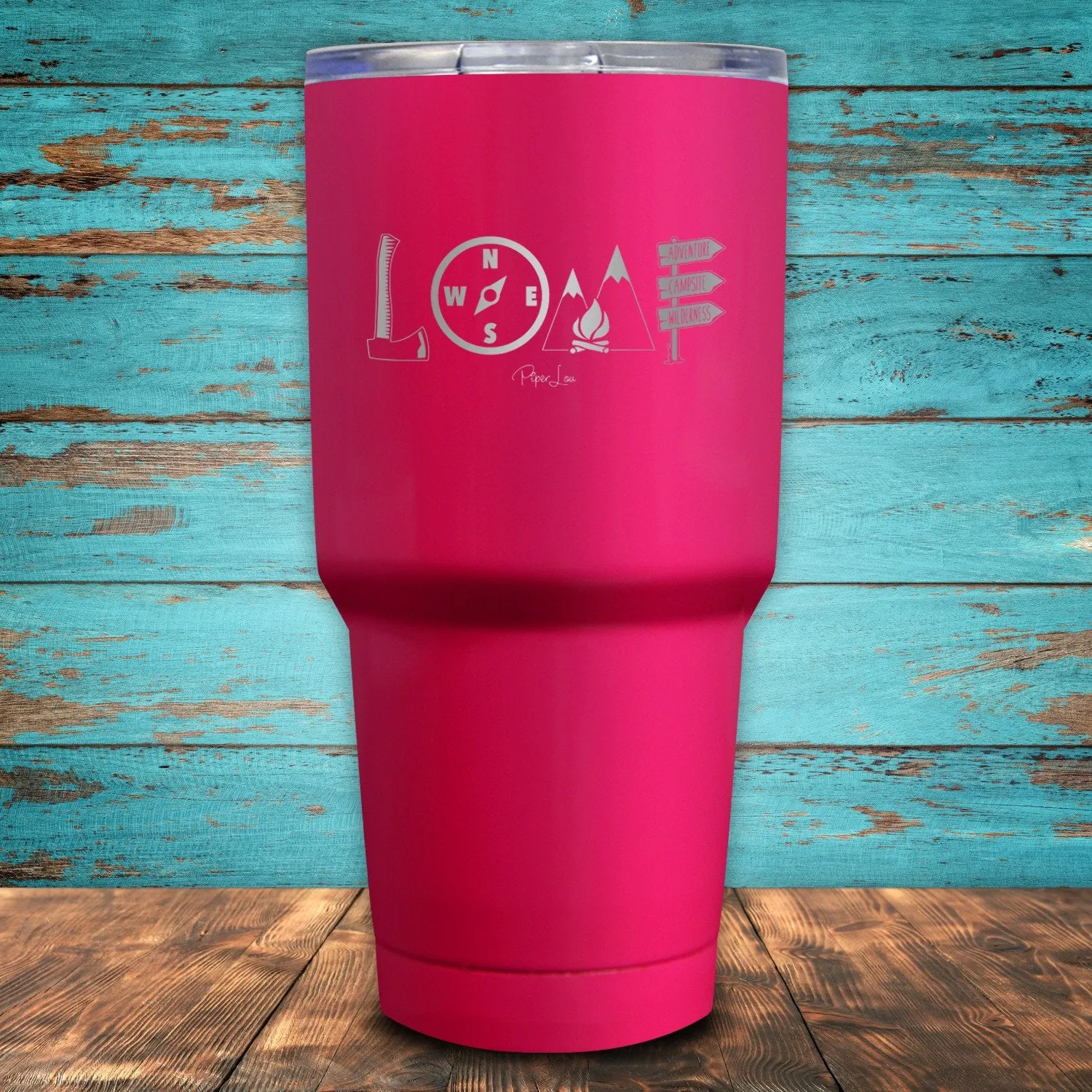 Camping Love Coated Drinkware