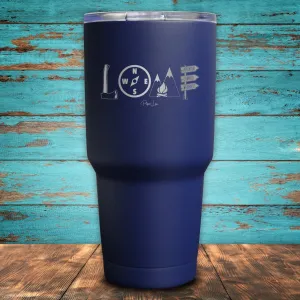 Camping Love Coated Drinkware