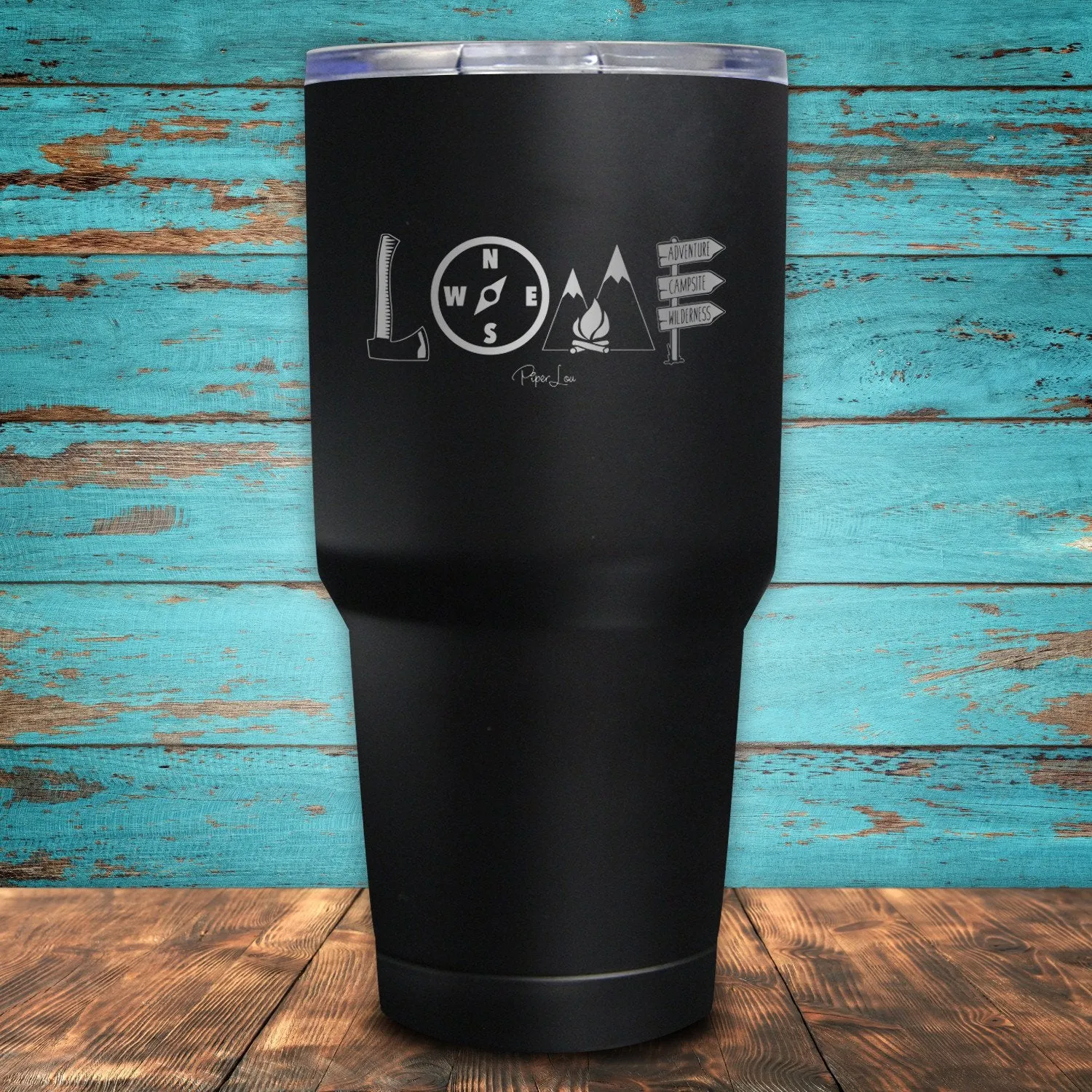 Camping Love Coated Drinkware
