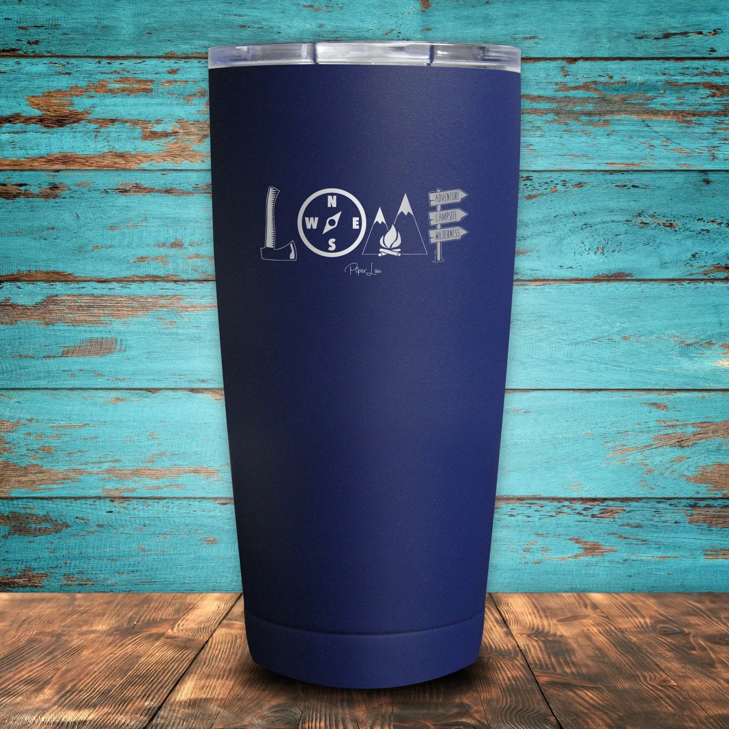 Camping Love Coated Drinkware