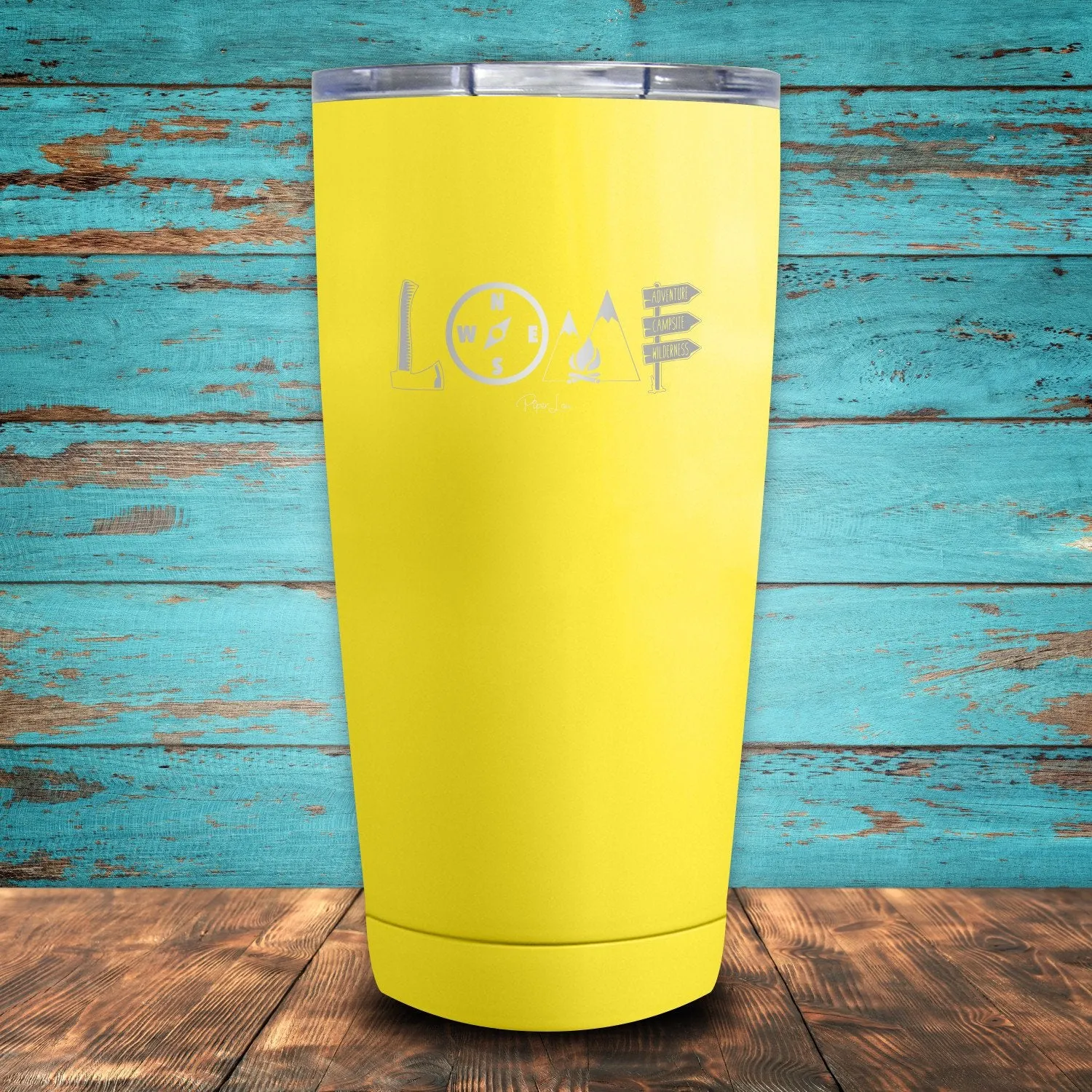 Camping Love Coated Drinkware