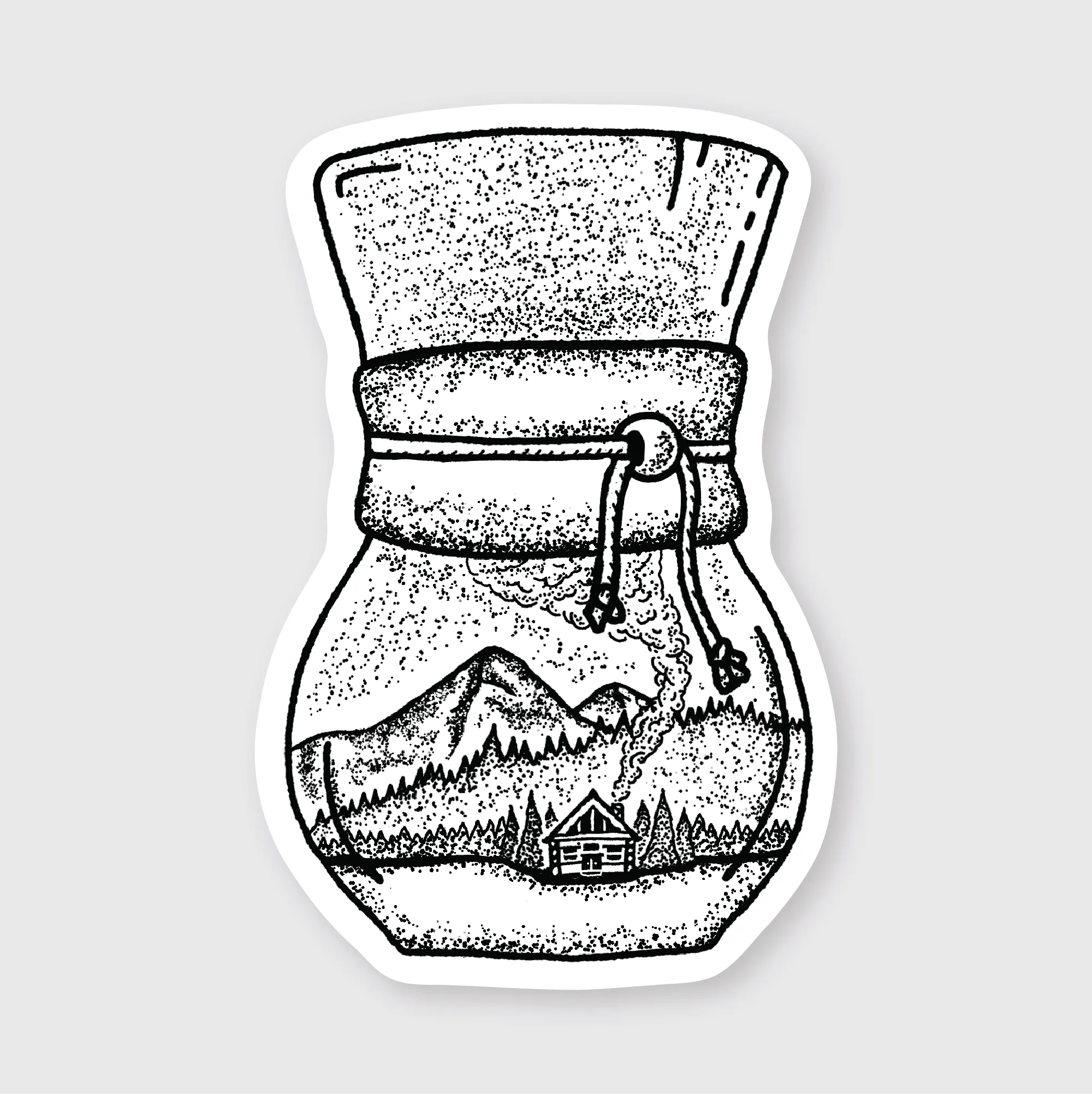 Chemex Cabin Sticker