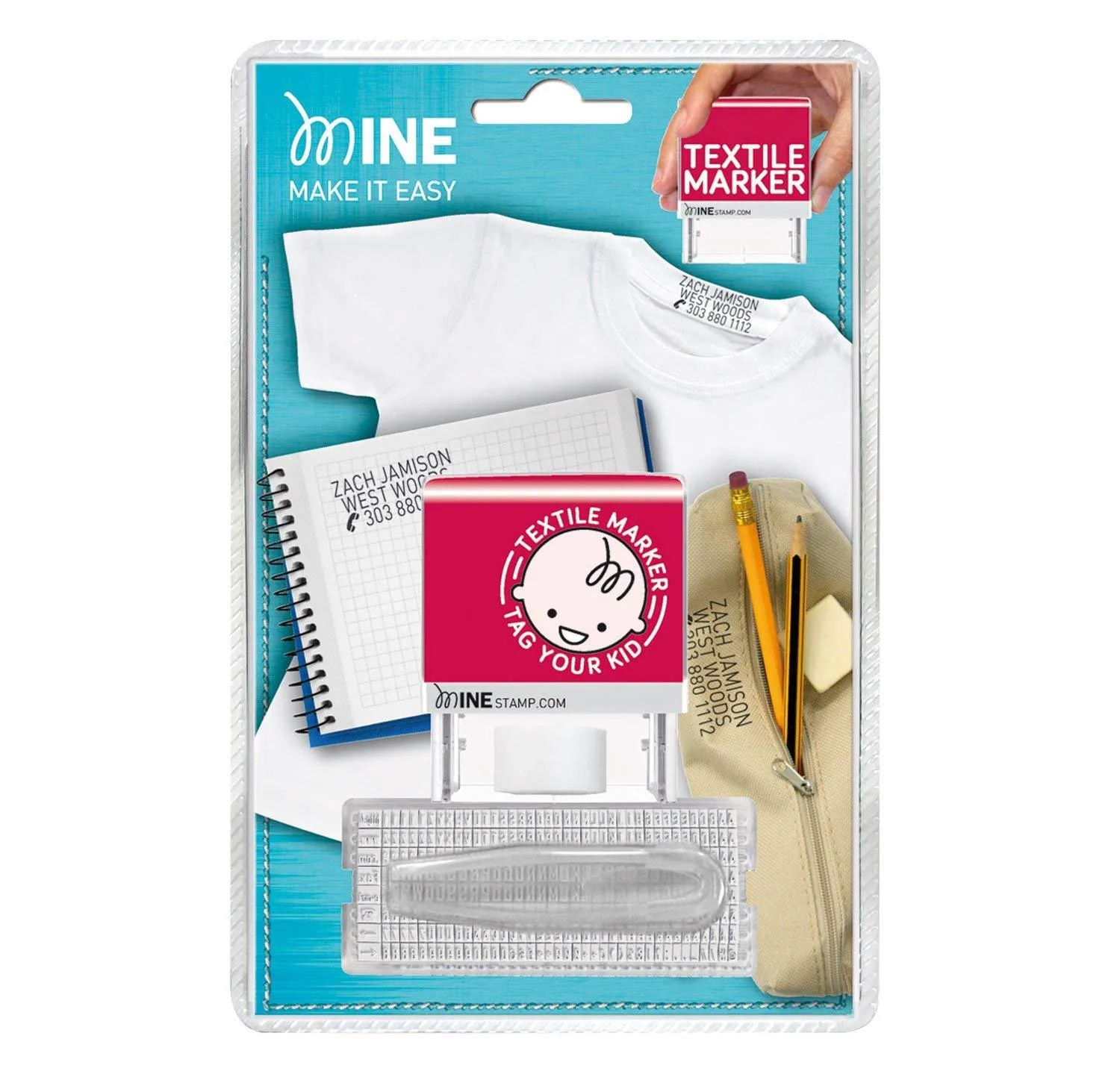 Colop Mine DIY Clothing Rubber Stamp