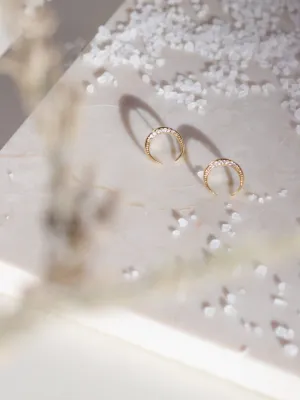 Crescent Horn Earrings