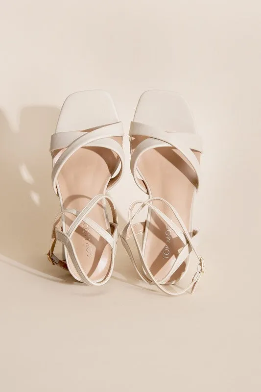 Cross Ankle Strappy Heels