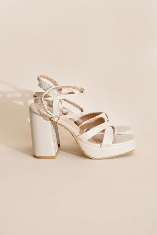 Cross Ankle Strappy Heels