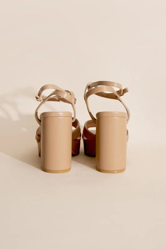 Cross Ankle Strappy Heels