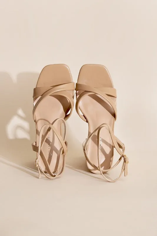 Cross Ankle Strappy Heels