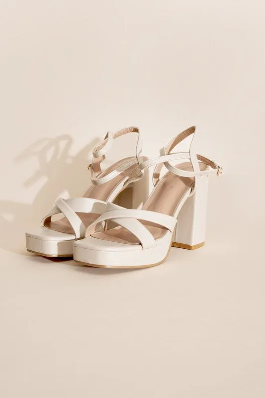 Cross Ankle Strappy Heels