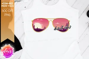 Desert Vibes Sunglasses - Sublimation/Printable Design