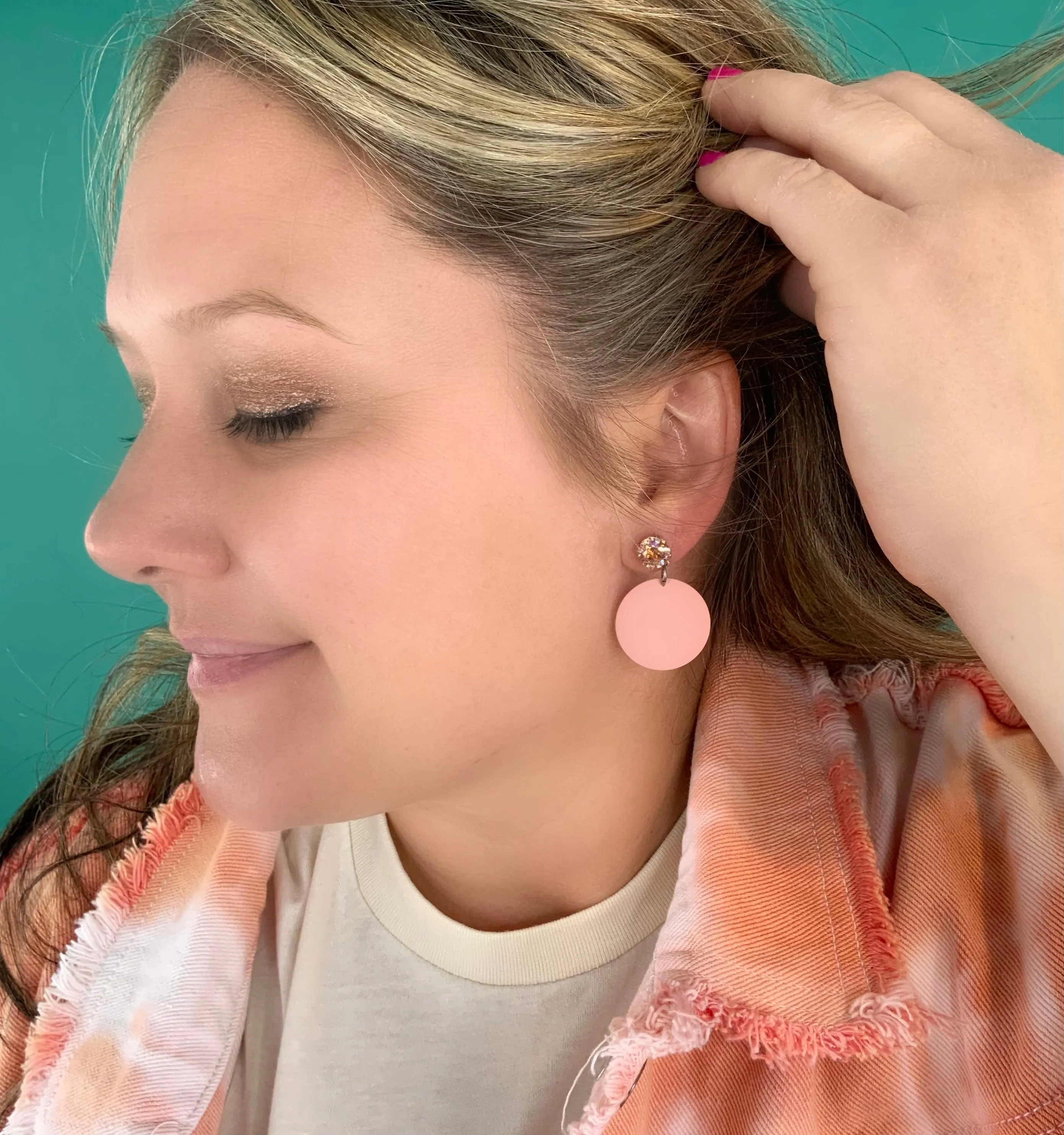 Feeling Peachy Earrings