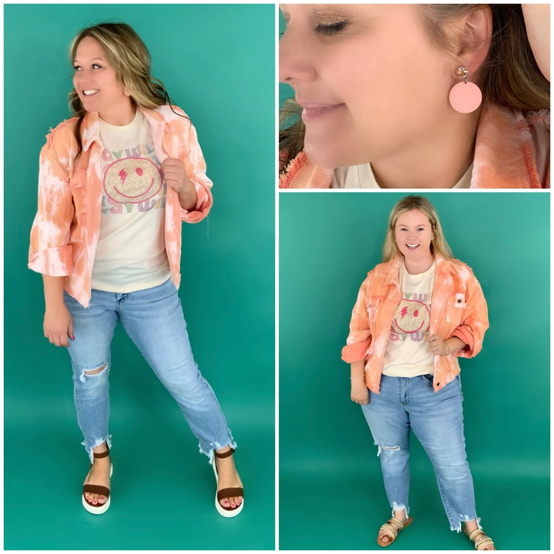 Feeling Peachy Earrings