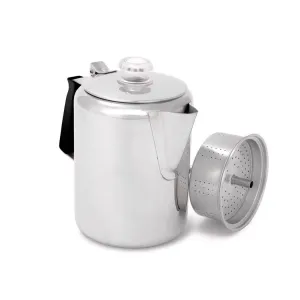 GSI Outdoors Glacier Stainless 9 Cup Perc W/ Silicone Handle