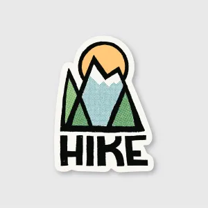 Hike Mountains Sticker