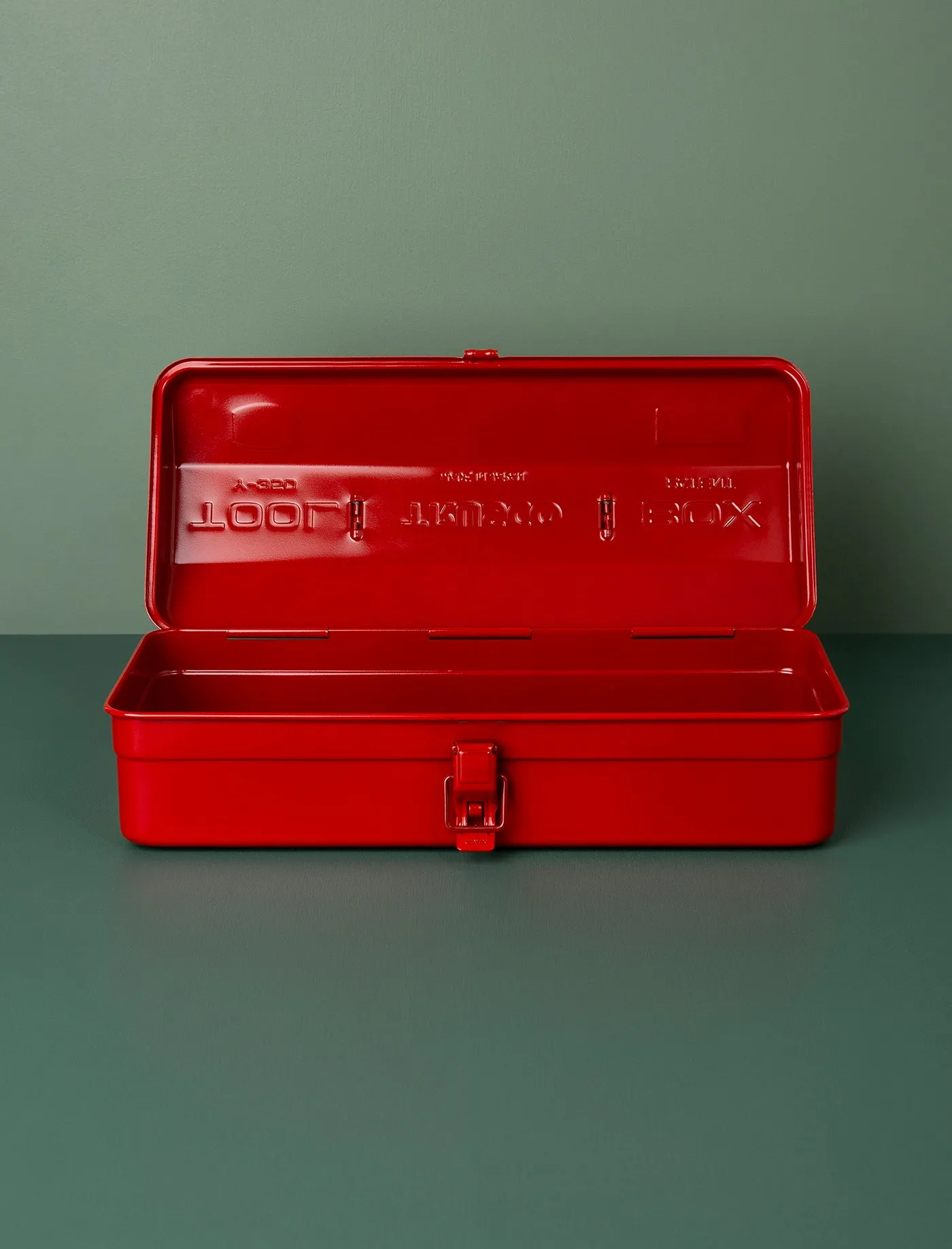 Hip Roof Steel Toolbox // Red