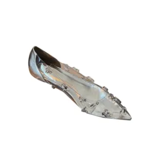 KECIU Diamante PVC Flats