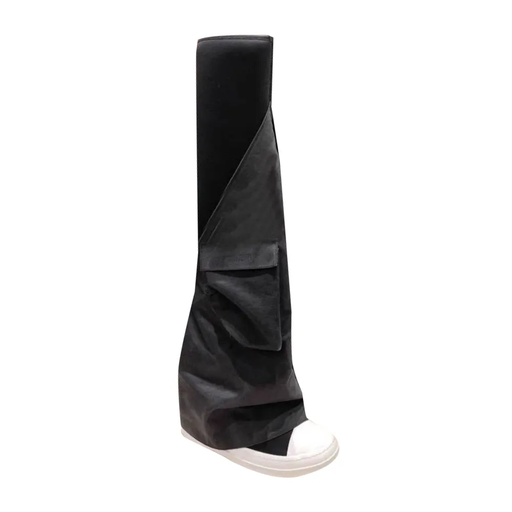 KEJUC Bi-Color Over The Knee Boots