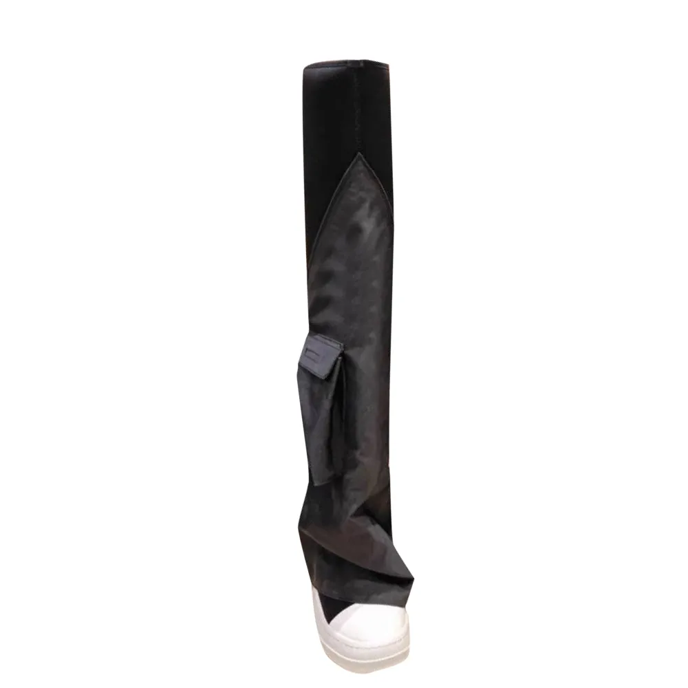 KEJUC Bi-Color Over The Knee Boots