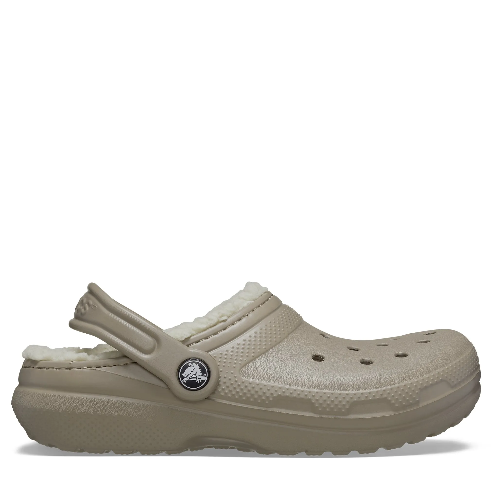 Kids Crocs Mushroom/Bone Classic Lined Clog