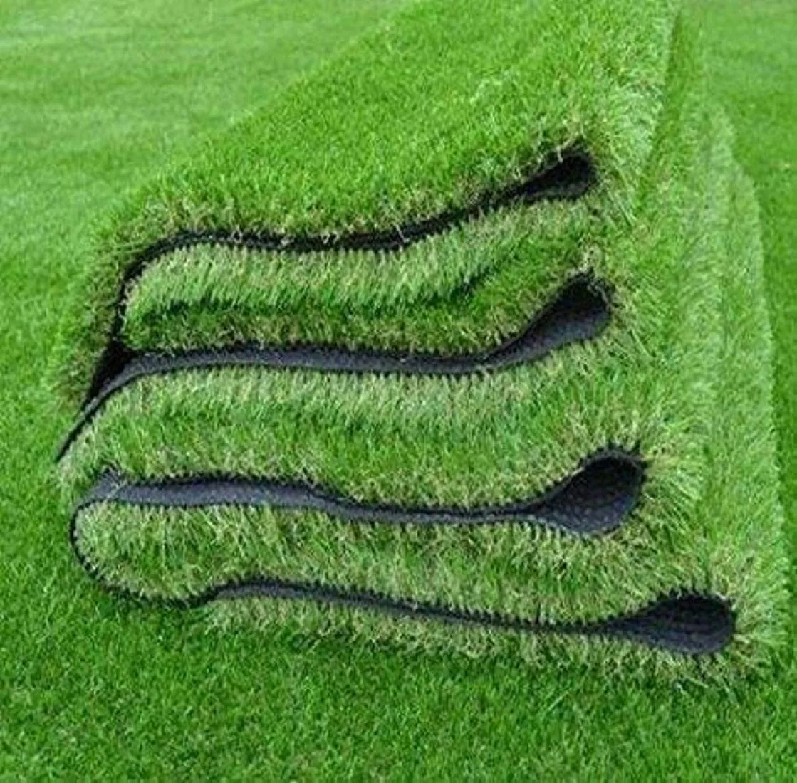 Kuber Industries High Density Artificial Grass Carpet Mat (6.5 x 10 ft, Green, GrassCT100)