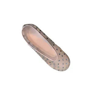 KUREL Diamante Flat Ballet Shoes