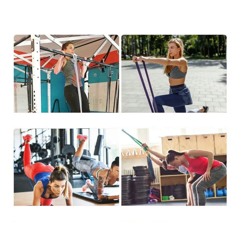 Latex Tube Resistance Bands Long Assist Exercise