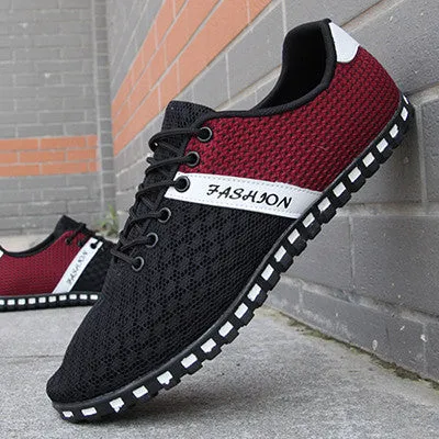 Men Shoes Leisure Mesh Shoes Casual Men's Flats Breathable