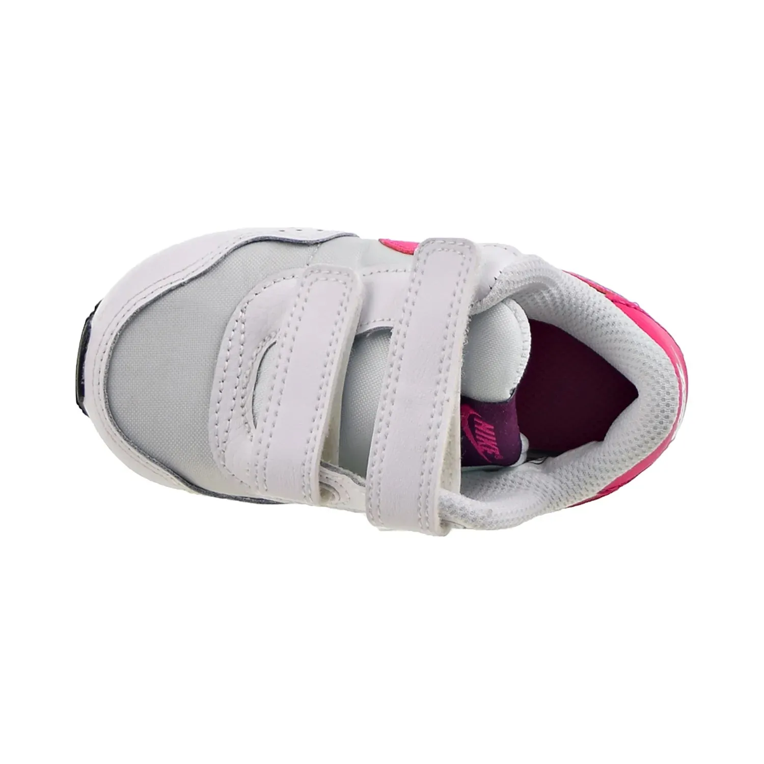 Nike MD Valiant (TD) Toddler's Shoes Pure Platinum-Dark Smoke Grey-Pink Prime