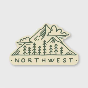 Northwest Mountain Sticker