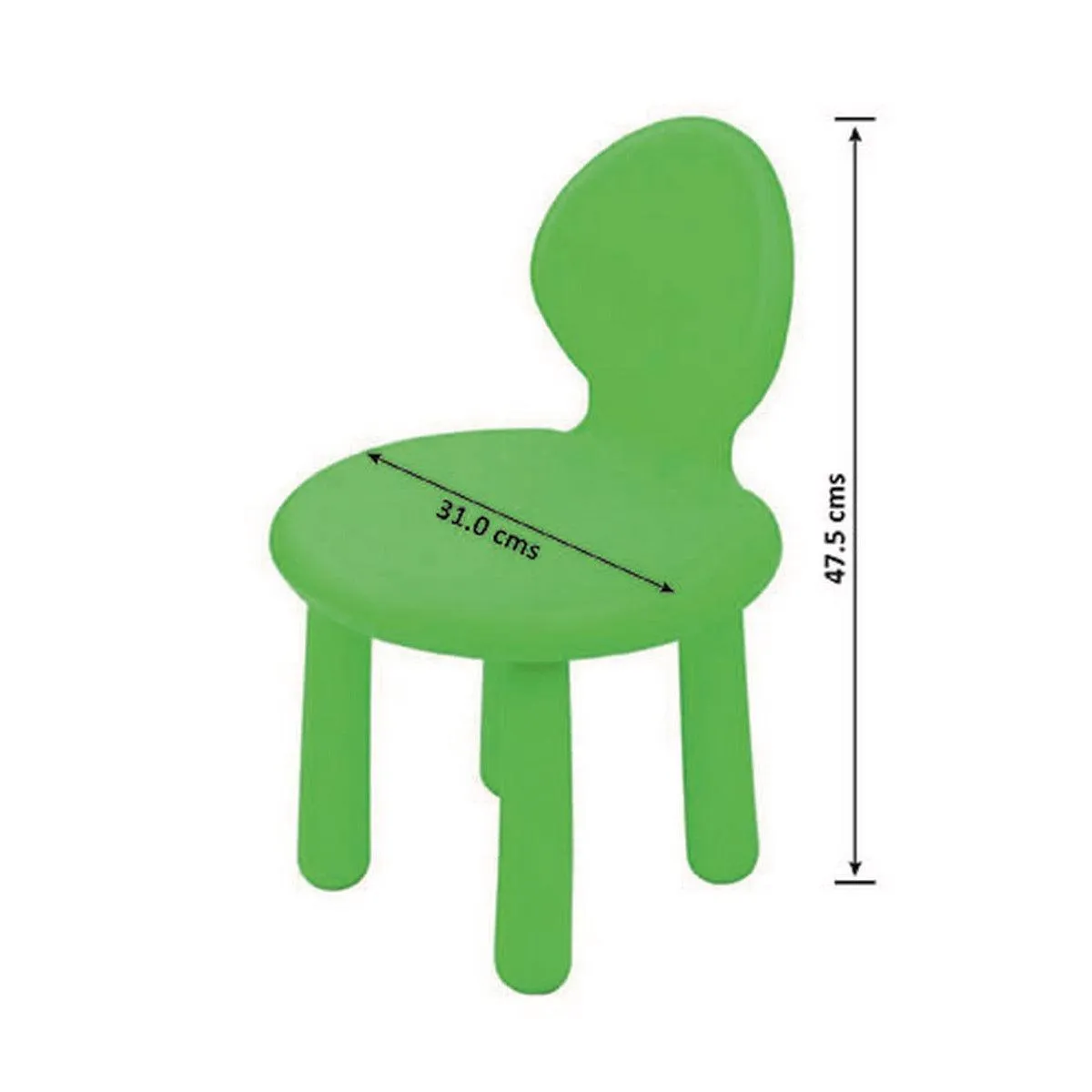 Ok Play Hobo Baby Chair, With Detachable Legs For Kids, Perfect For Home And School, Green, 2 to 4 Years