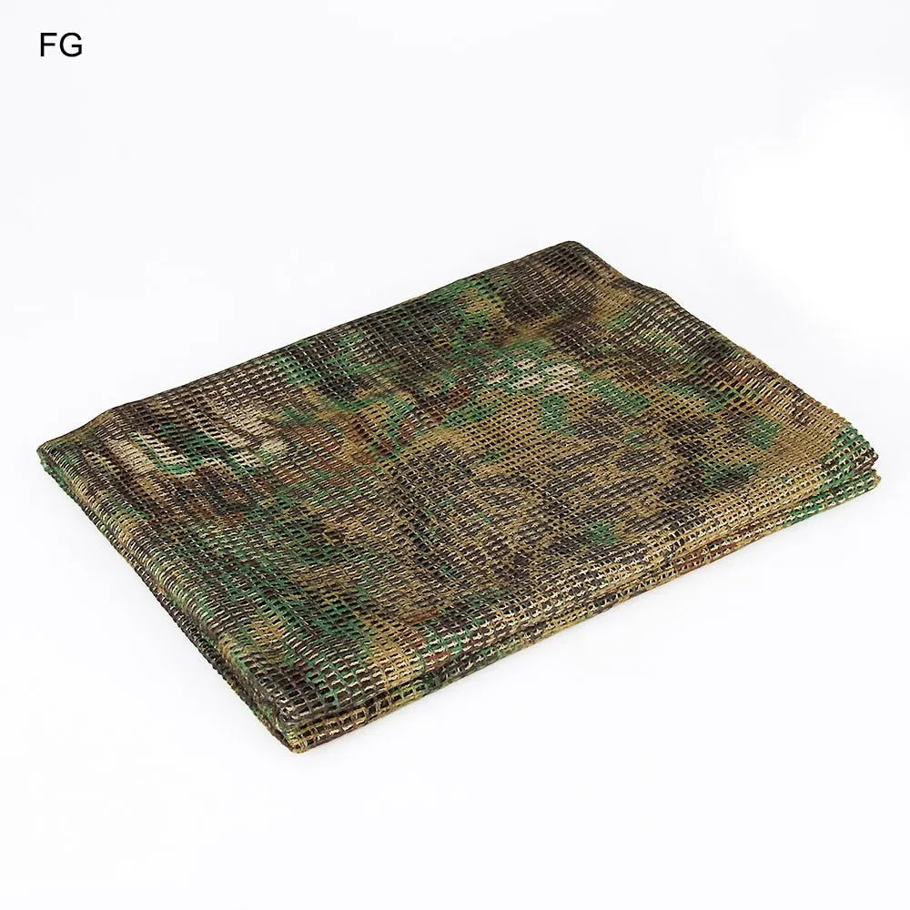 On Sell Military Tactical Mesh Scarf Sniper Face Veil For Airsoft Camping Hunting Multi Purpose Scarves gz290025B