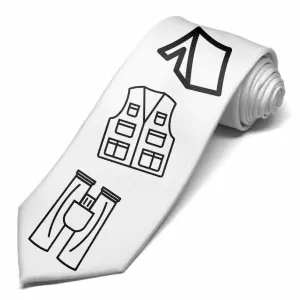 Outdoors Coloring Book Necktie