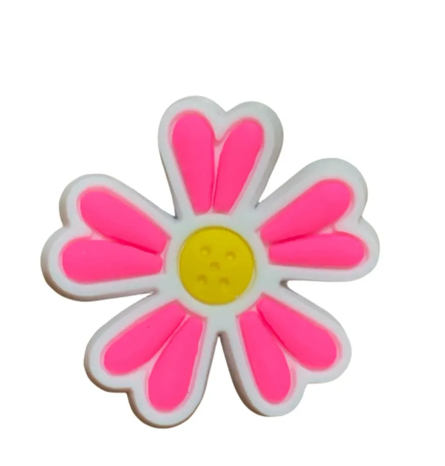 Owllaser Pink Girl Fancy Charms for Shoes, 3D Rubber Removable Accessories for Crocs Shoes(37Pcs)