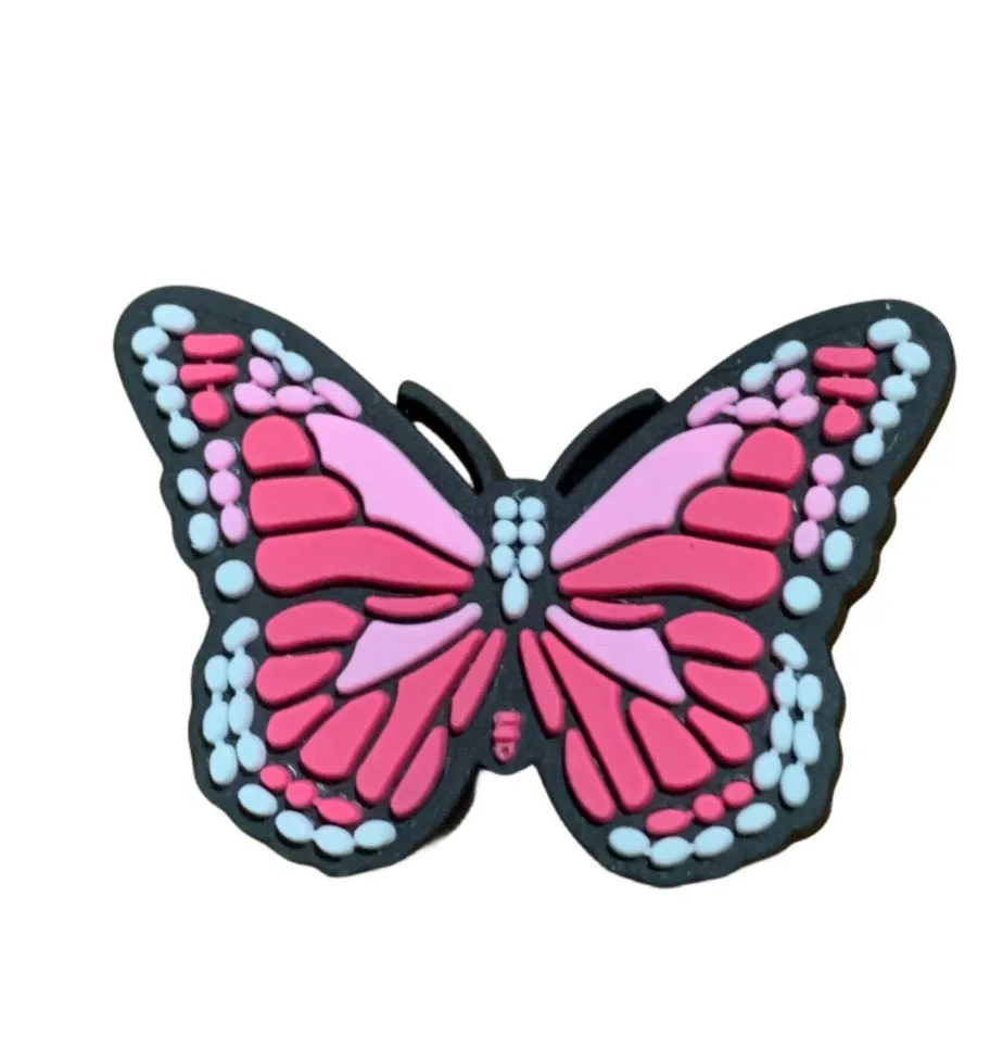 Owllaser Pink Girl Fancy Charms for Shoes, 3D Rubber Removable Accessories for Crocs Shoes(37Pcs)