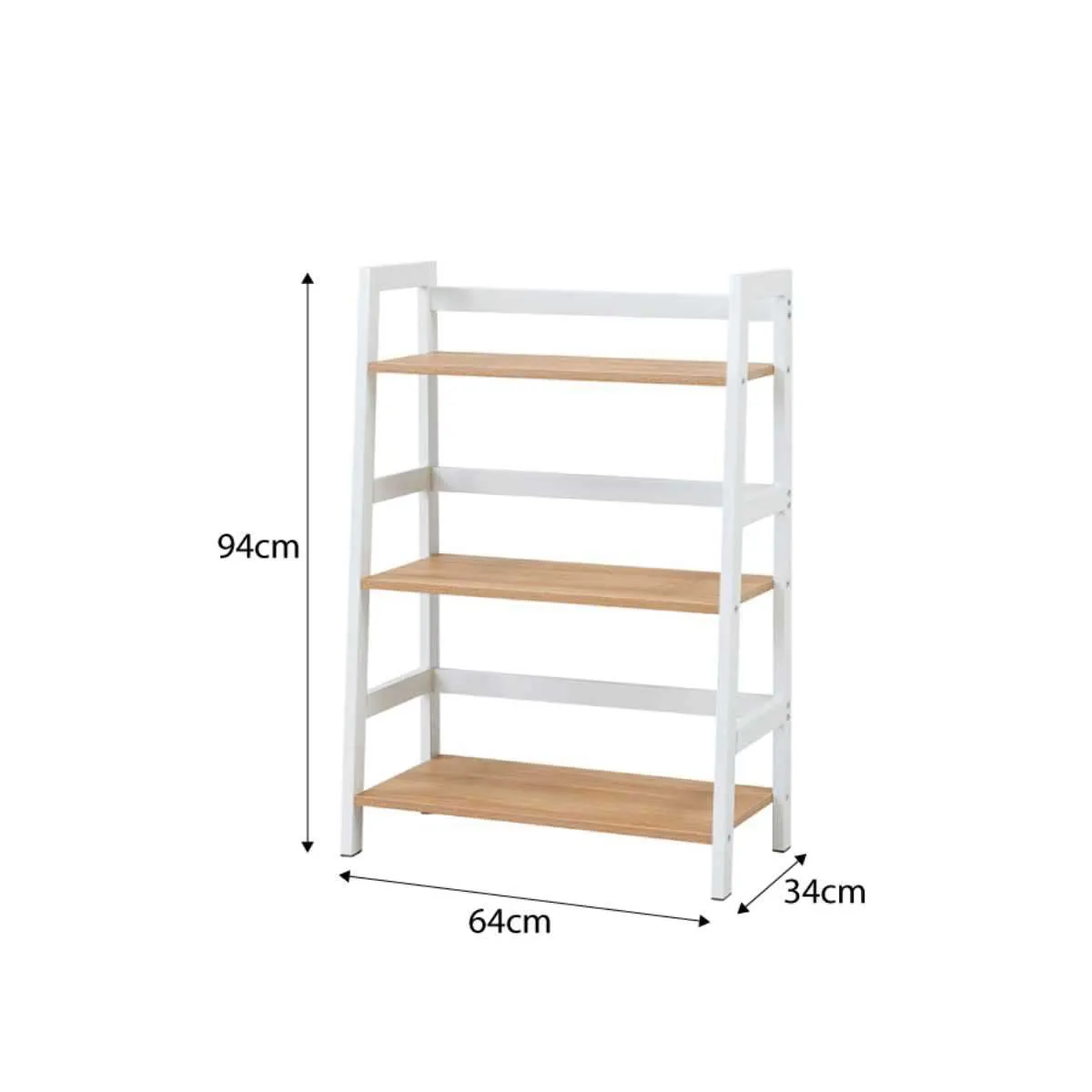 Porto Three Shelves - White