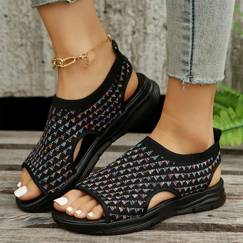 Premium Stretch Slingback Sports Sandals