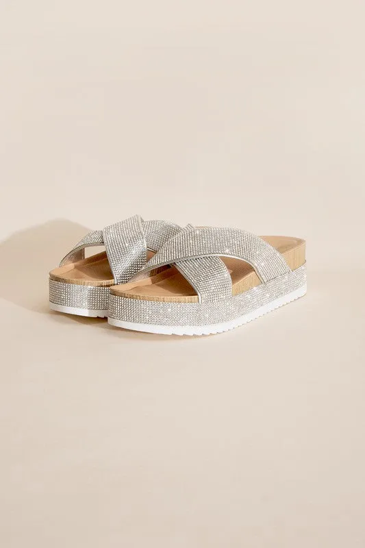 RHINESTONE SLIDES
