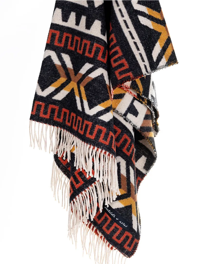 Sackcloth   Ashes Ridgeline Rockies Throw Blanket