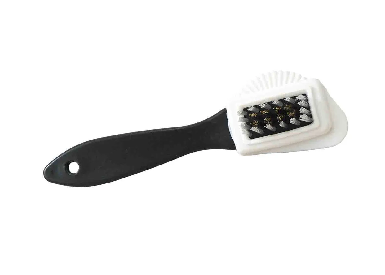 Shucare Suede And Nubuck 3 Sided Brush Wire And Nylon 6 Inch Made In Australia
