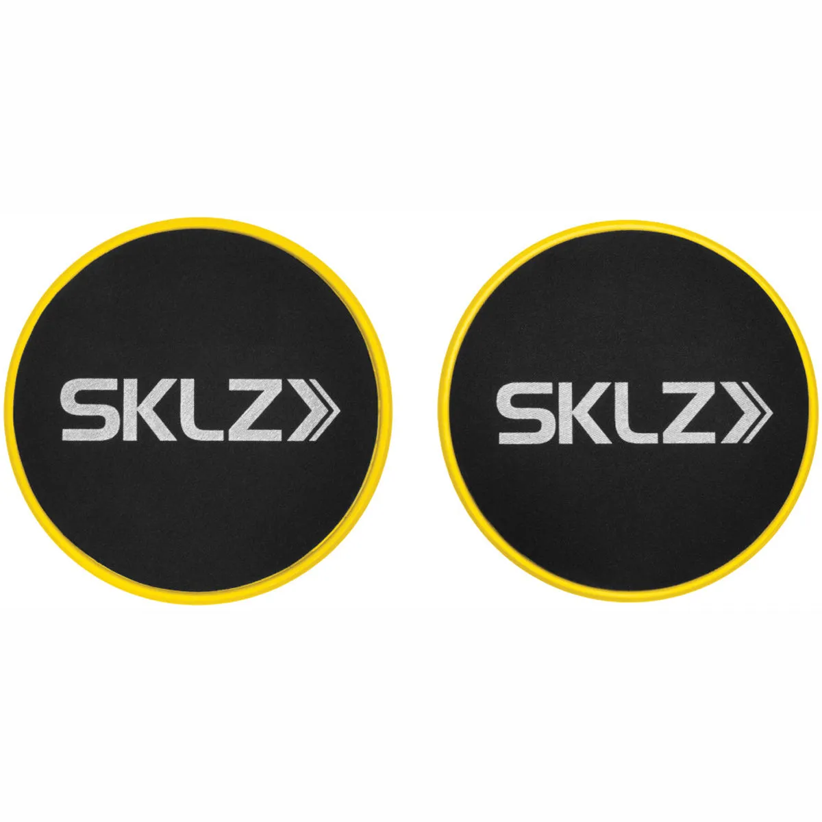 SKLZ Functional Core Stability Exercise Sliders - Black/Yellow